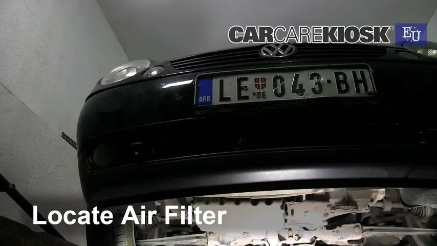 1999 Volkswagen Lupo TDI 1.4L 3 Cyl. Turbo Diesel Air Filter (Engine)